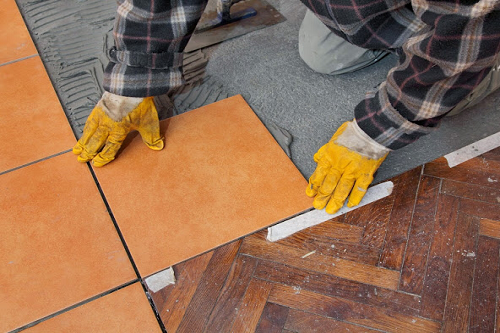 $100 credit toward tiling