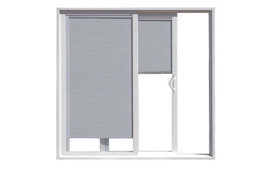 Patio door blind