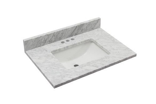 Vanity sink top